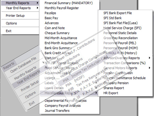 Payroll Reports